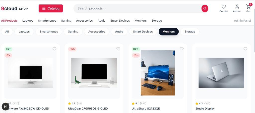 9cloud SHOP