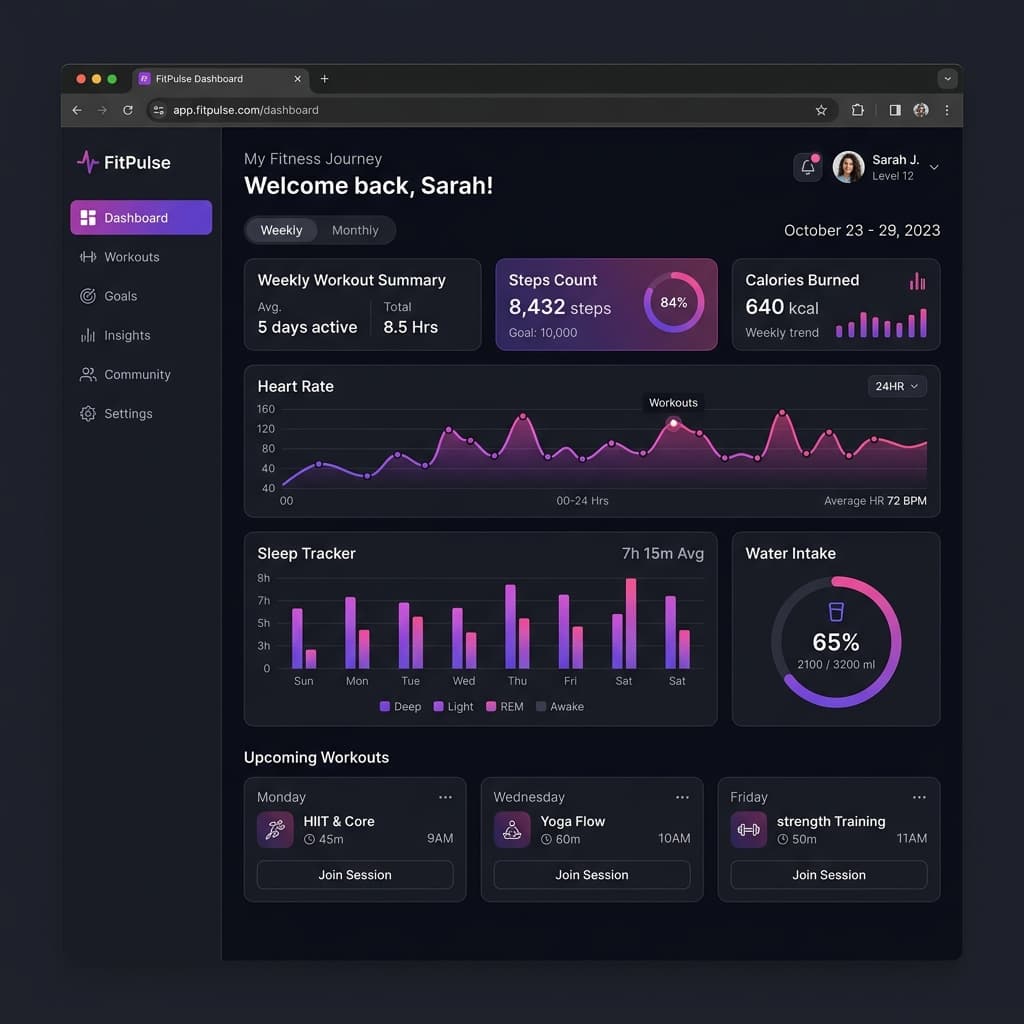 Health and Fitness Tracker